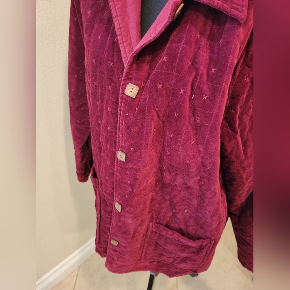 VELVET QUILTED JACKET - Picture 2 of 6